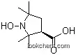 Molecular Structure of 50525-83-2 ((+)-3-Carboxy-2,2,5,5-tetramethylpyrrolidinyl-1-oxy)